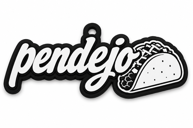 Pendejo taco keychain