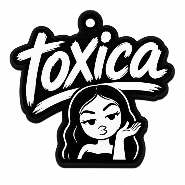 Toxica keychain
